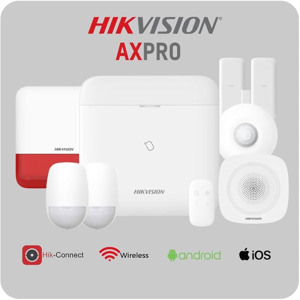 Hikvision AX Pro Wireless Security Alarm System Kit, 433MHz